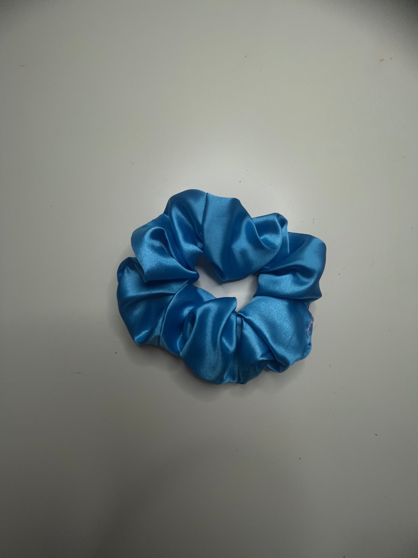 Blue silk
