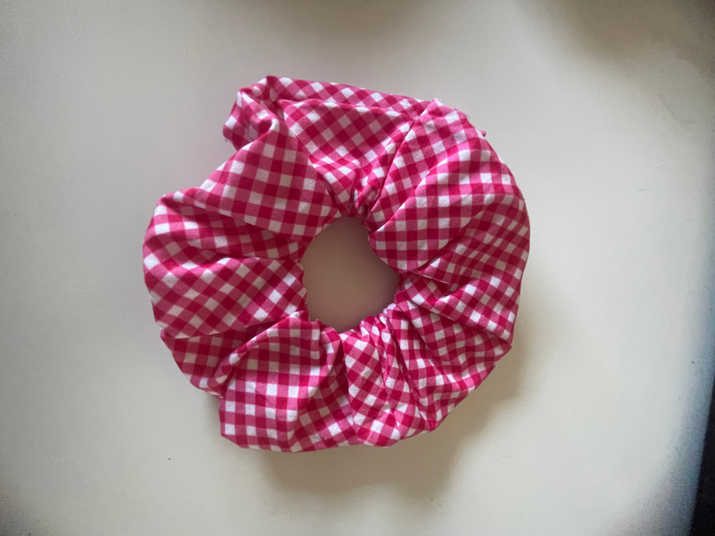 Pink chequered