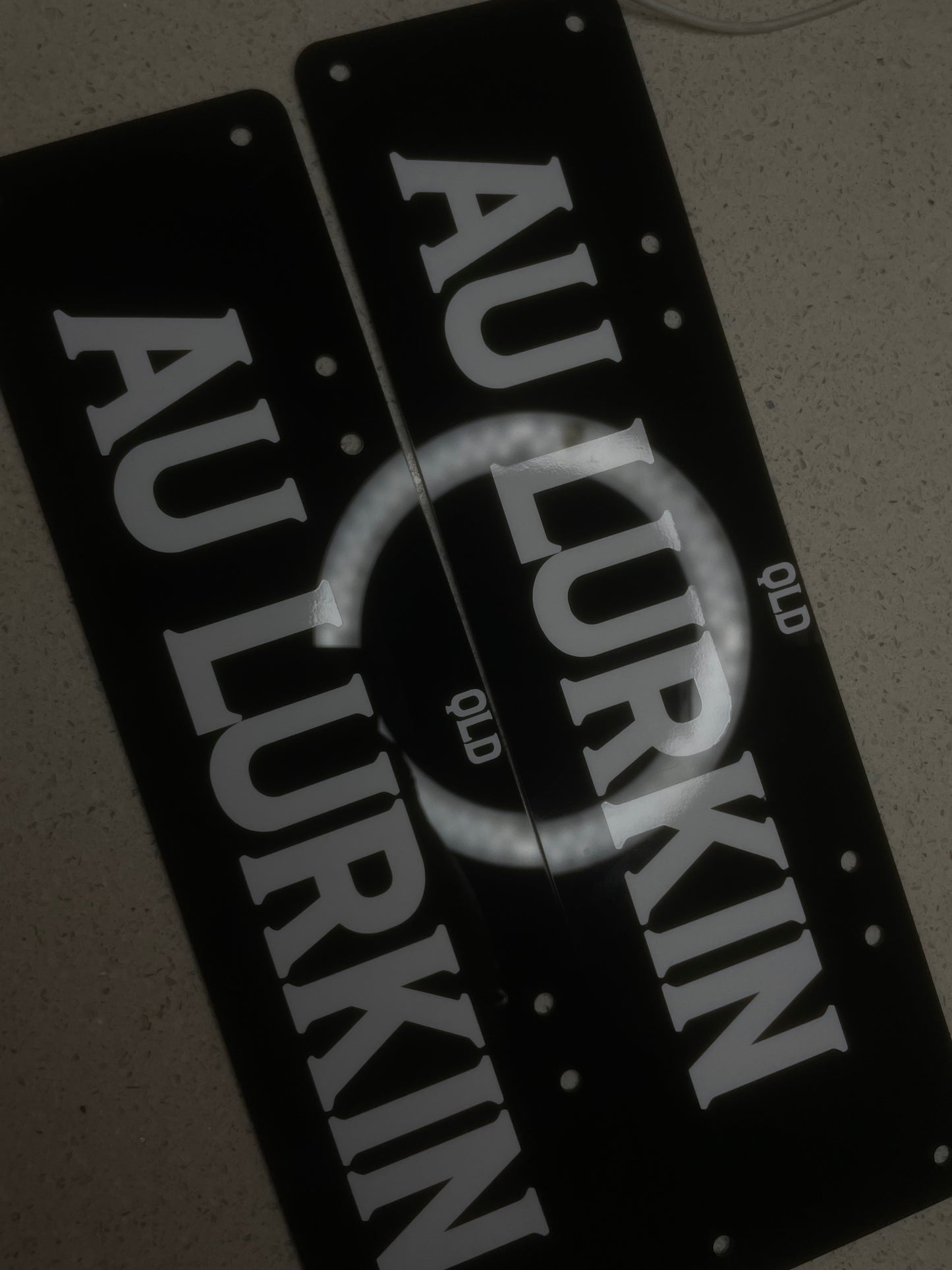Novelty plates