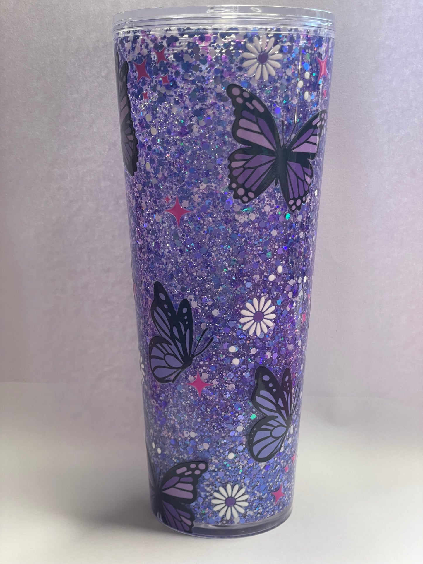 Premade butterfly tumbler 24oz