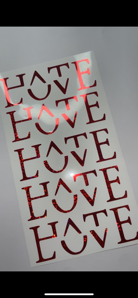 Hate love