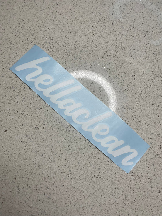 hella clean