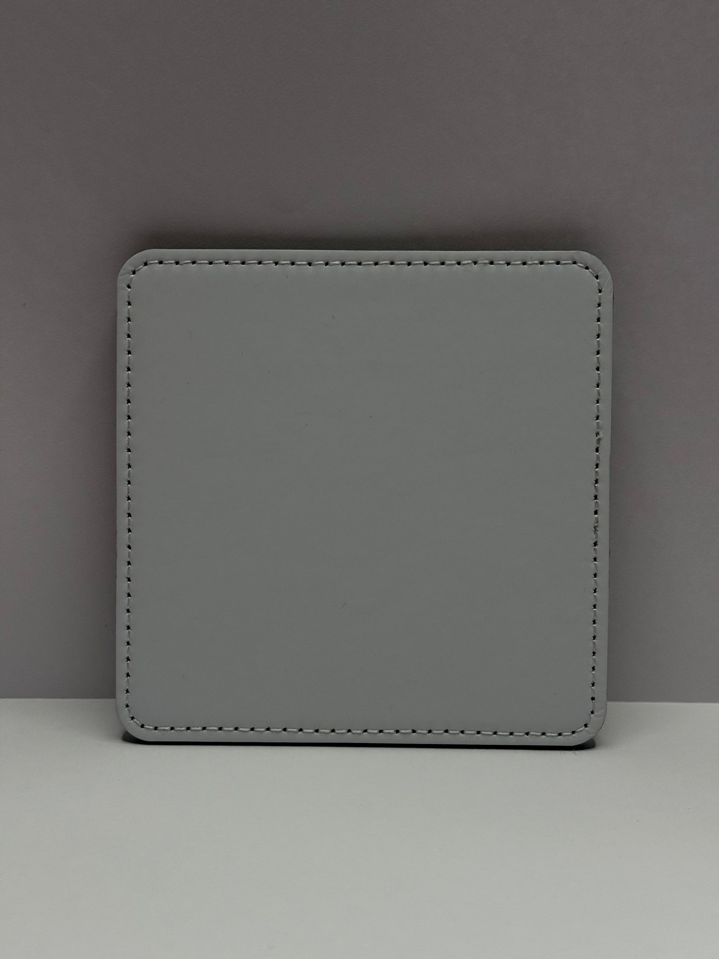 Pu leather coasters 4pk